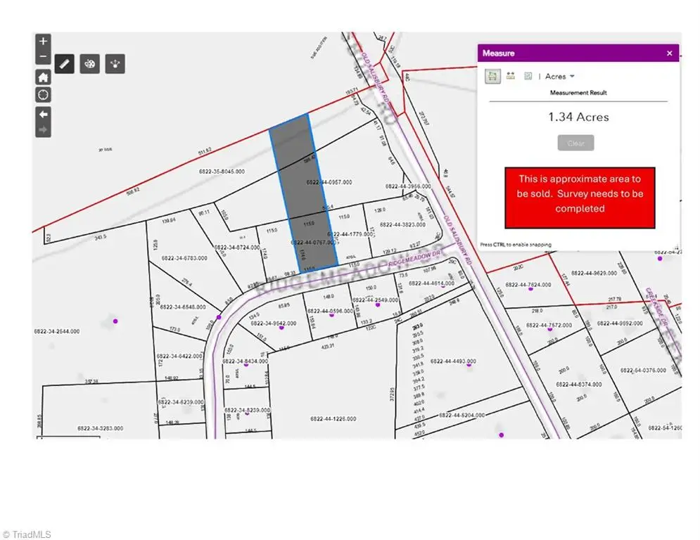 1.34 Acres Lot #2 Ridgemeadow Drive, Winston Salem, NC 27127 - #1