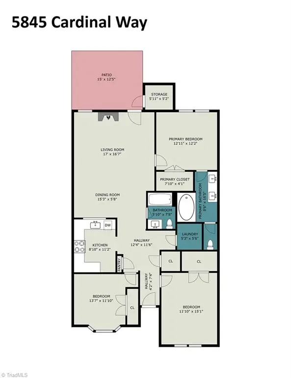 5845 Cardinal Way, Greensboro, NC 27410 - #2