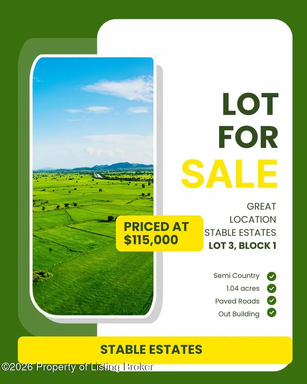 Stable Estates Lot 3, Block 1, Dickinson, ND 58601