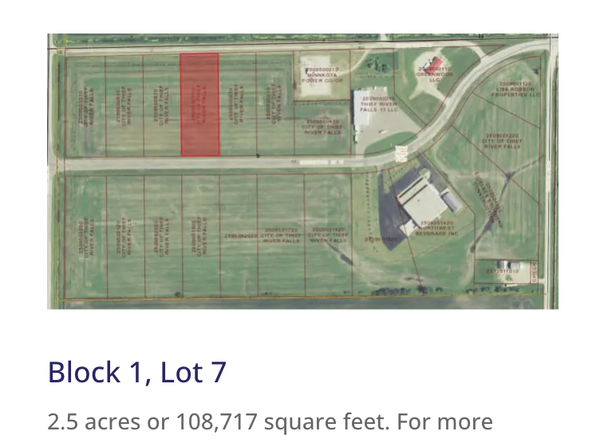 Lot 7, Block 1 Greenwood Street W, Thief River Falls, MN 56701