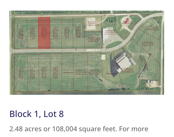 Lot 8, Block 1 Greenwood Street W, Thief River Falls, MN 56701 - #1