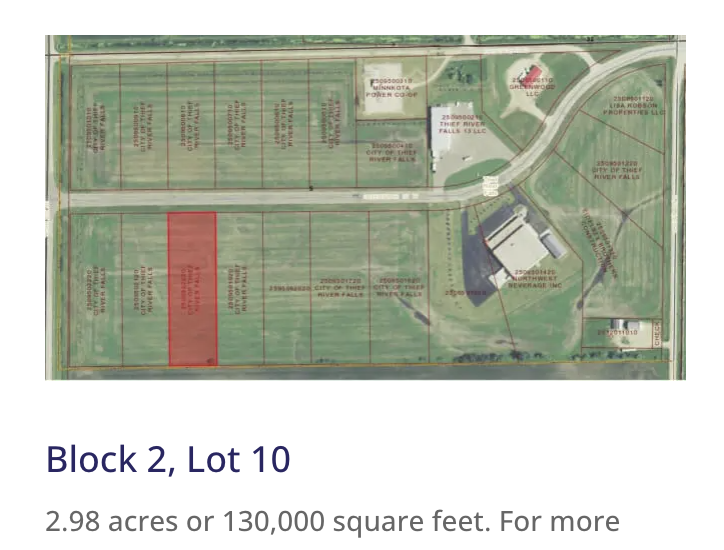 Lot 10, Block 2 Greenwood Street W, Thief River Falls, MN 56701 - #1