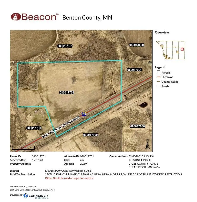 TBD Highway 23, Oak Park, MN 56357 - Image #3