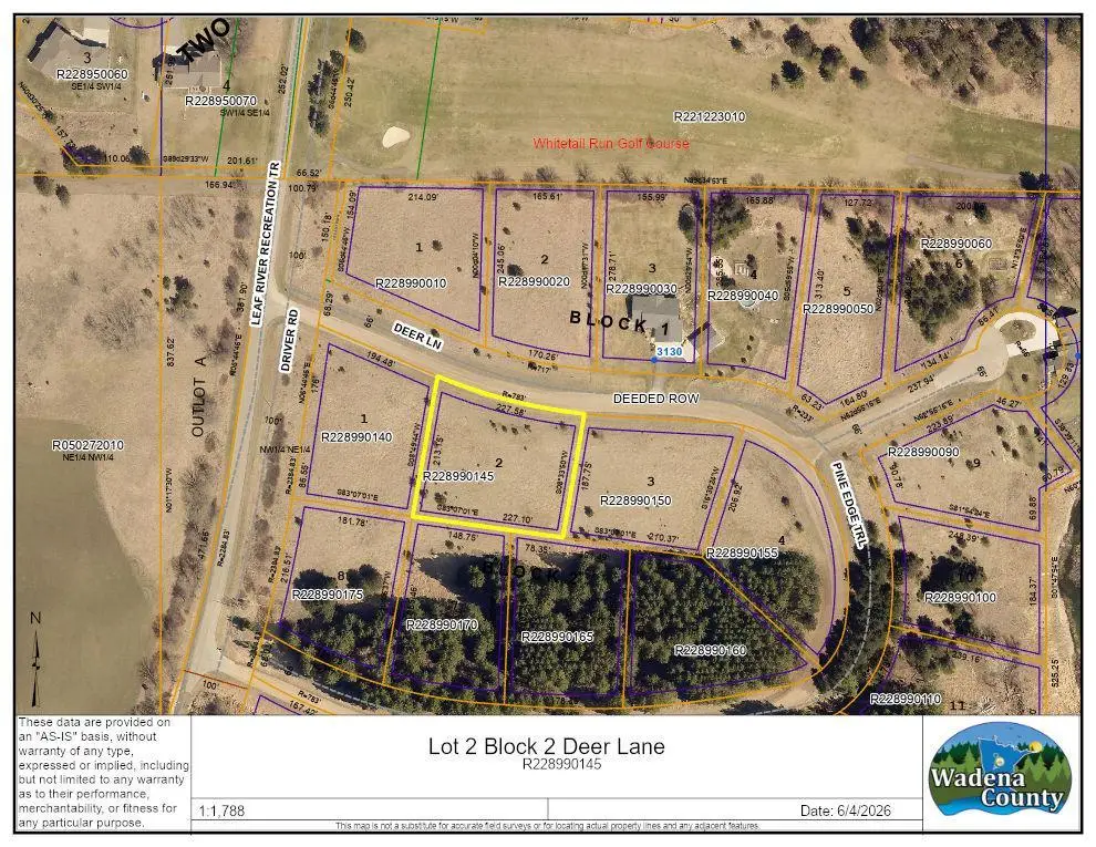 Lot 2 Block 2 Deer Lane, Wadena, MN 56482 - #1