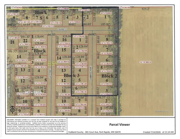Block 3, Lot 1 Shamrock Avenue, Park Rapids, MN 56470