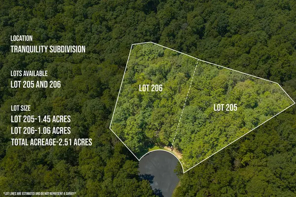 Lt 205&6 Harris Ridge Drive, Ellijay, GA 30540
