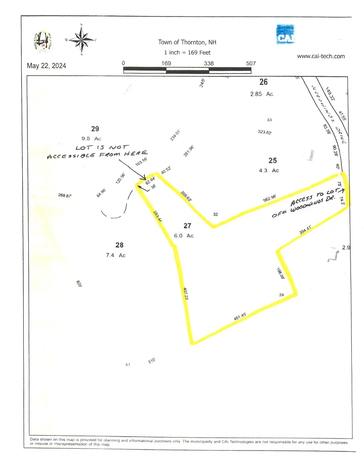 Map 231 Woodwinds Drive #Lot 27, Thornton, NH 03215 - Image #1
