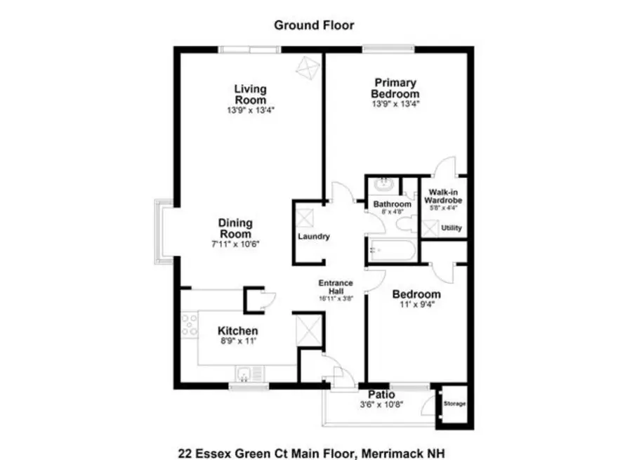 22 Essex Green Road #22B, Merrimack, NH 03054 - #3