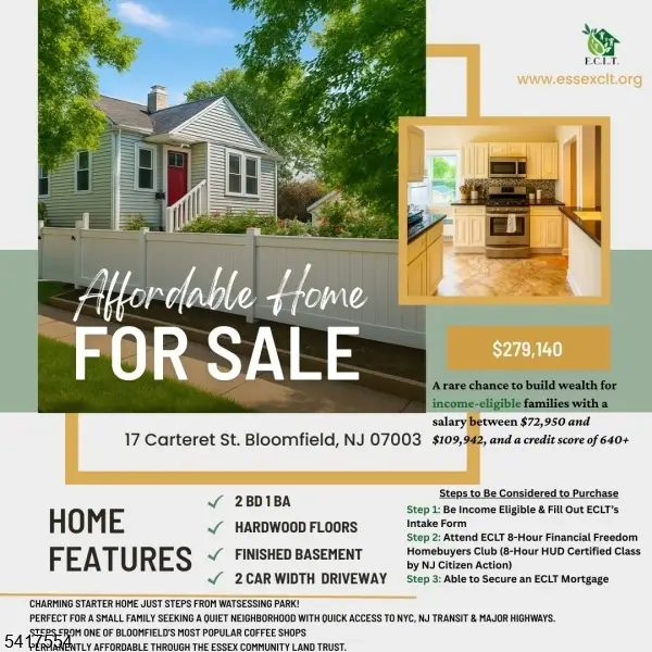 17 Carteret St, Watsessing, NJ 07003 - #1