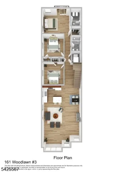 161 Woodlawn Ave #3, Jersey City, NJ 07305 - #1