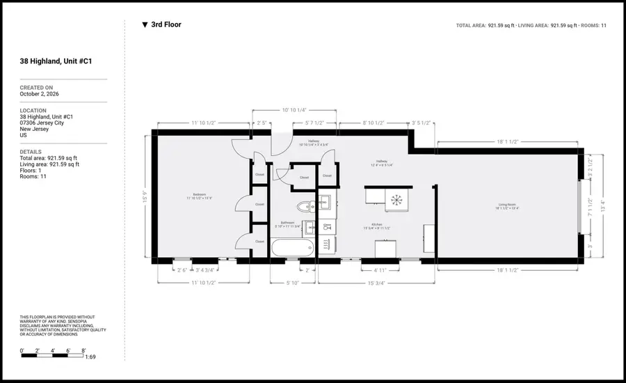 38 HIGHLAND AVE #301, Jersey City, NJ 07306 - #2