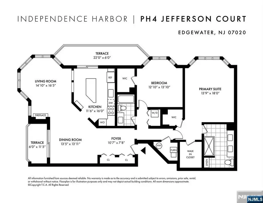 404 Jefferson Court PH4, Edgewater, NJ 07020 - #3