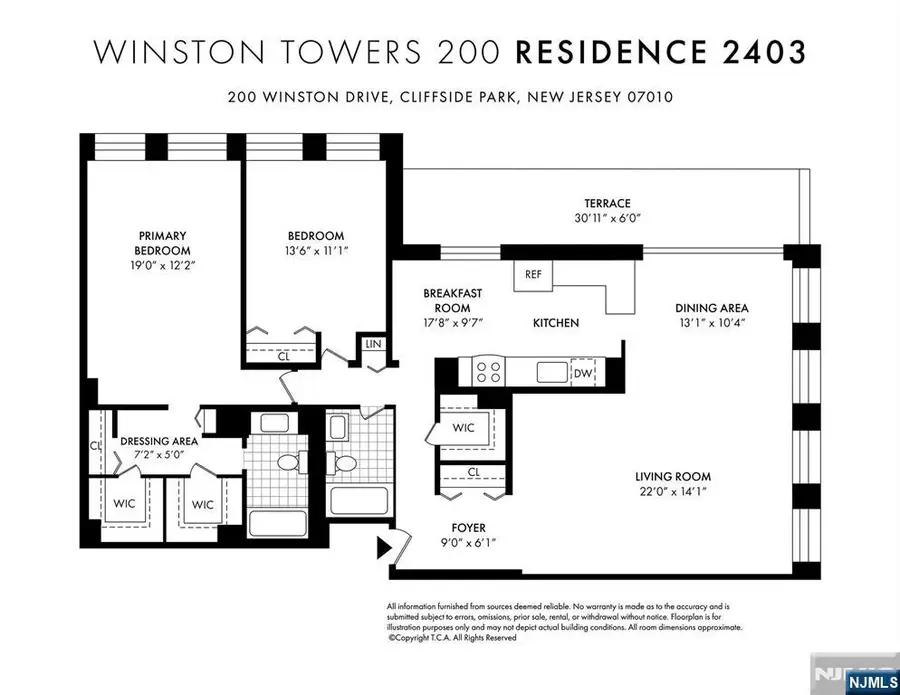 200 Winston Drive 2403, Cliffside Park, NJ 07010 - #2