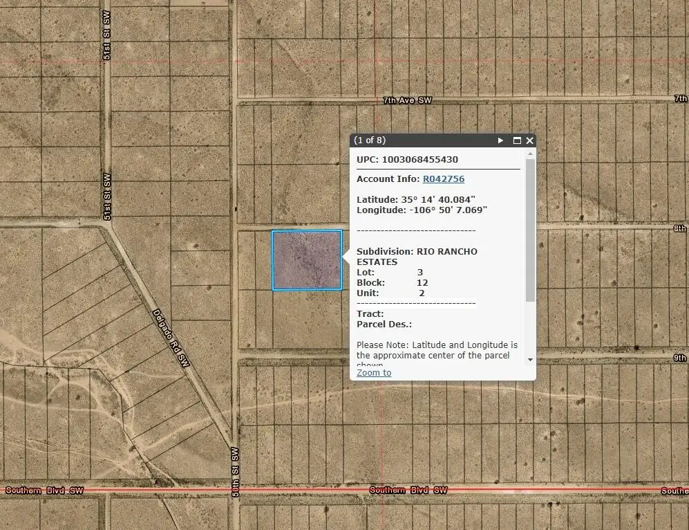 0000 8th Avenue Sw, Rio Rancho, NM 87124 - #1