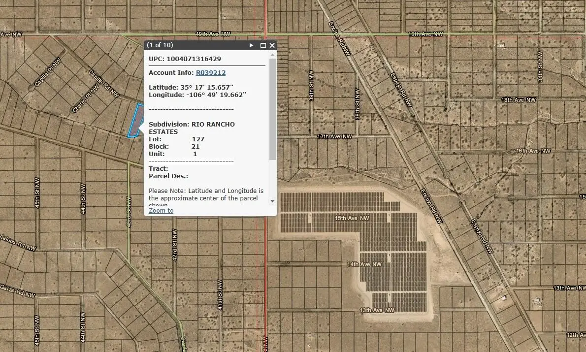 0 Capilla Road Nw, Rio Rancho, NM 87144 - Image #1