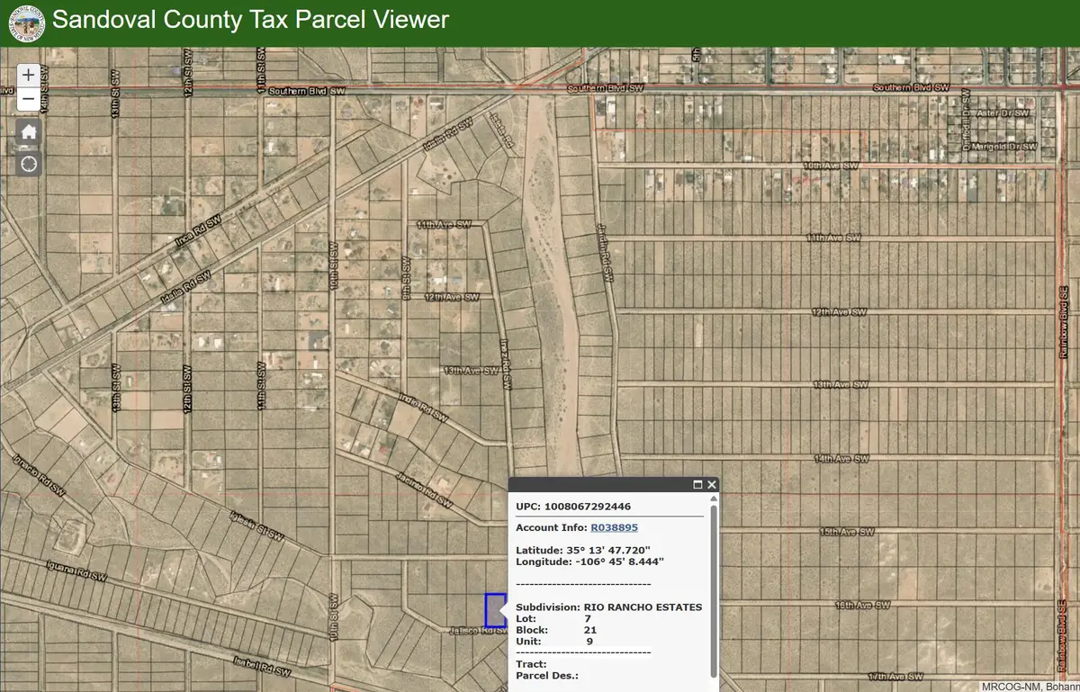Lot 7 & 8 Jalisco Road Sw, Rio Rancho, NM 87124 - Image #1