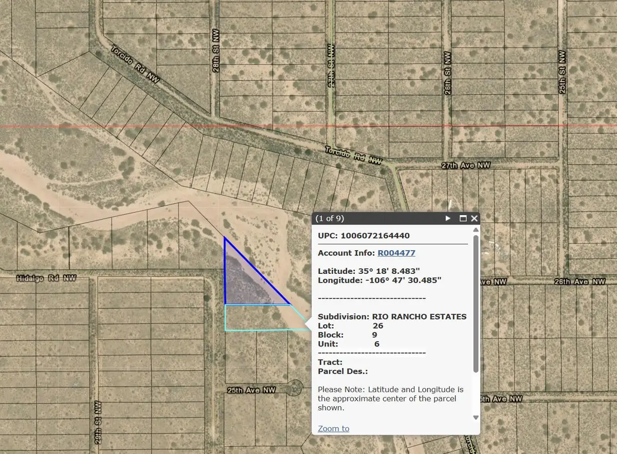 Lot 25 26 28th Street Nw, Rio Rancho, NM 87144 - Image #1