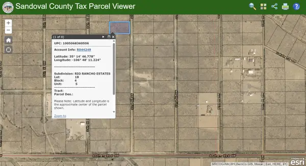 Lot 18 33rd Street Sw, Rio Rancho, NM 87124
