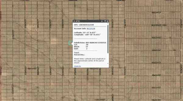 Unit: 2 Block: 37: Lot: 30 Nw, Rio Rancho, NM 87144