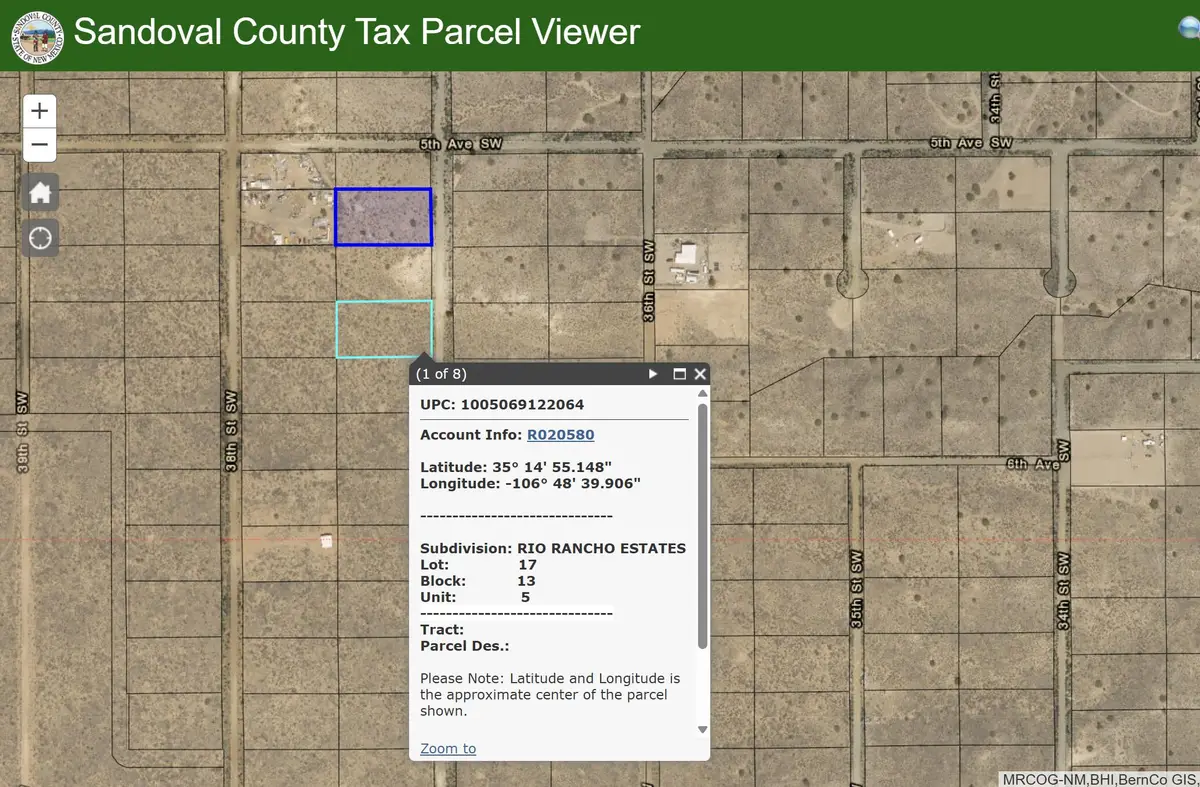 Lot 17 37th Street Sw, Rio Rancho, NM 87124 - Image #1