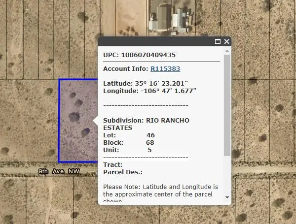 U5 Block: 68 Lot: 46 (9th) Avenue Nw, Rio Rancho, NM 87124 - Image #3