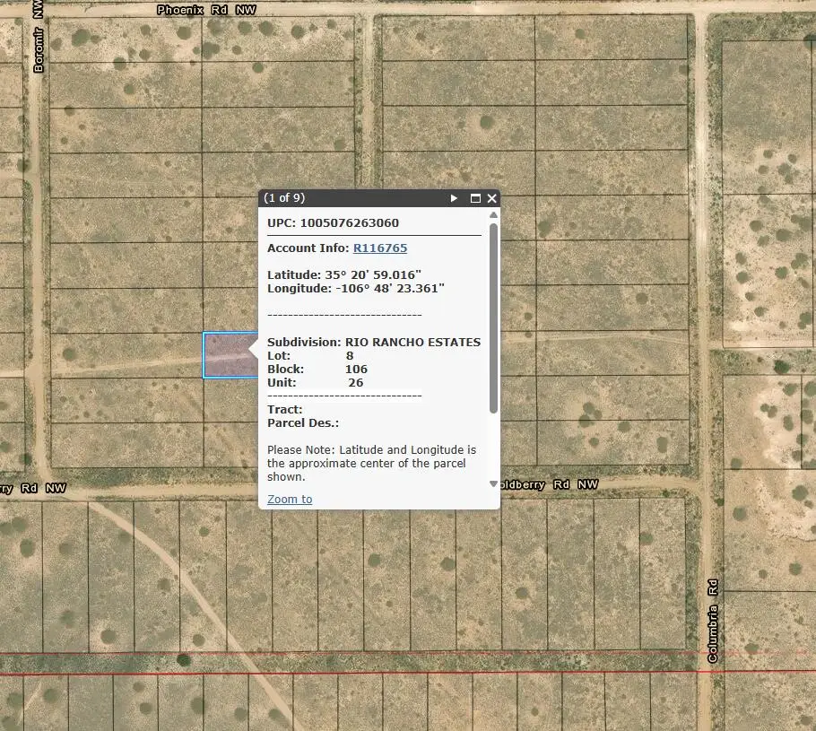 Block 106 Lot 8 & 9 Unit 26, Rio Rancho, NM 87144 - Image #1