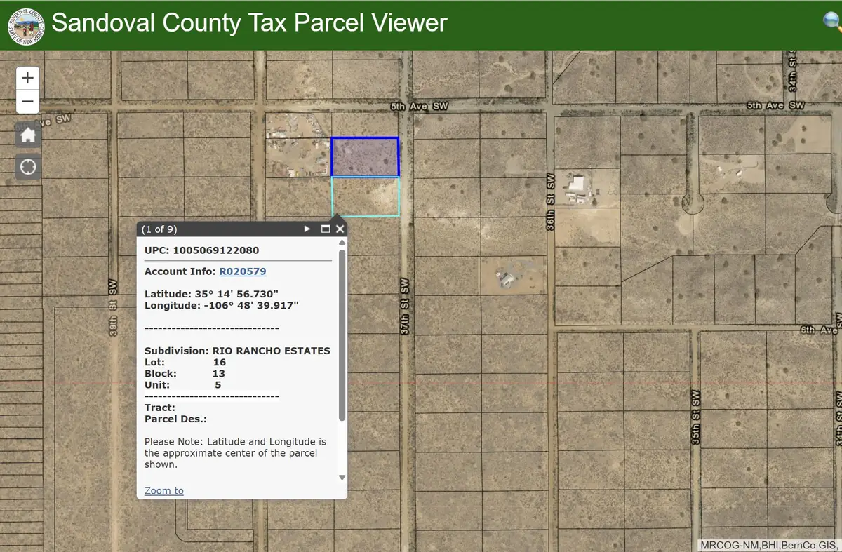Lot 15 37th Street Sw, Rio Rancho, NM 87124 - Image #1