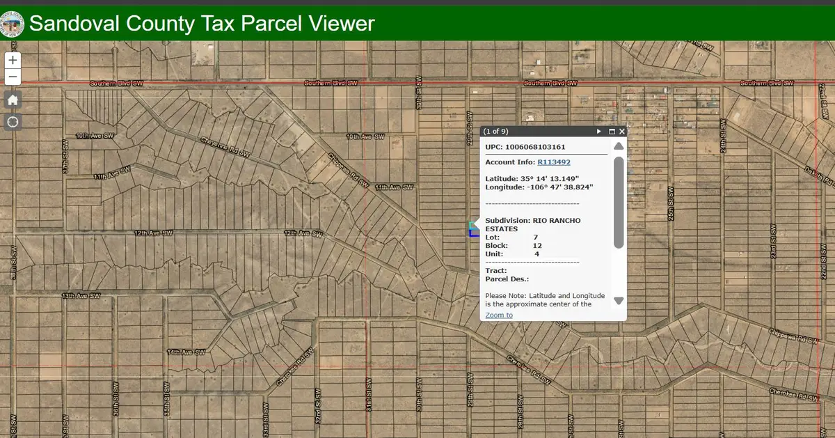 Lot 7 29th Street Sw, Rio Rancho, NM 87124 - Image #1