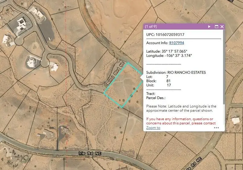5800 &5850 Epazote (2 Lots) Road Ne, Rio Rancho, NM 87144 - #1