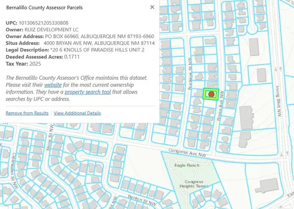 4000 Bryan Avenue Nw, Albuquerque, NM 87114