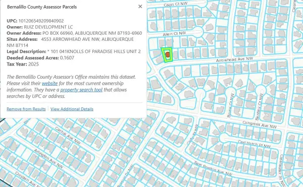 4553 Arrowhead Avenue Nw, Albuquerque, NM 87114