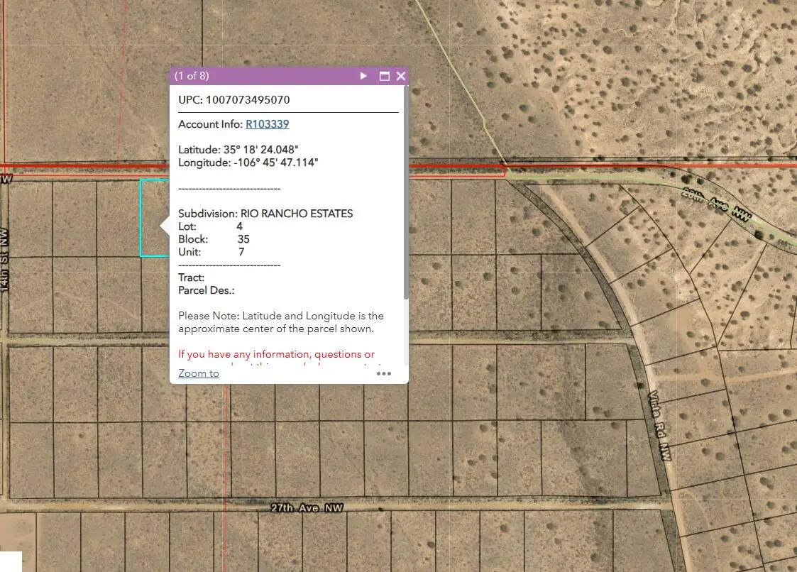 Rio Rancho Estates U7 B35 L4, Rio Rancho, NM 87144 - #1
