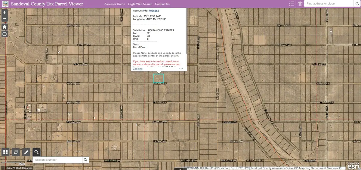 4th (u8 B28 L22) Avenue Nw, Rio Rancho, NM 87124 - #1