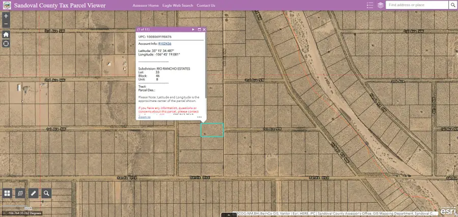 11th (u8 B46 L33) Street Nw, Rio Rancho, NM 87124 - #2