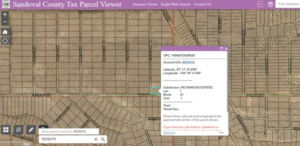 41st (package Deal) Street Nw, Rio Rancho, NM 87144