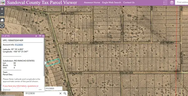 2 Lots Torcido (u6 B10 L 34&35) Road Nw, Rio Rancho, NM 87144