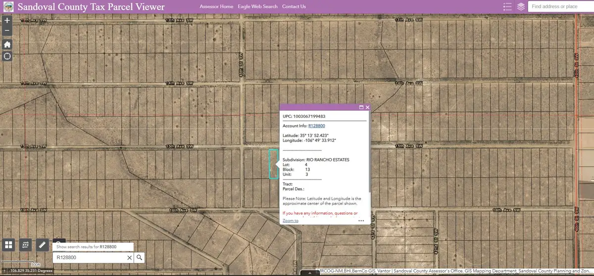 15th (u3 B13 L4) Avenue Sw, Rio Rancho, NM 87124 - #1