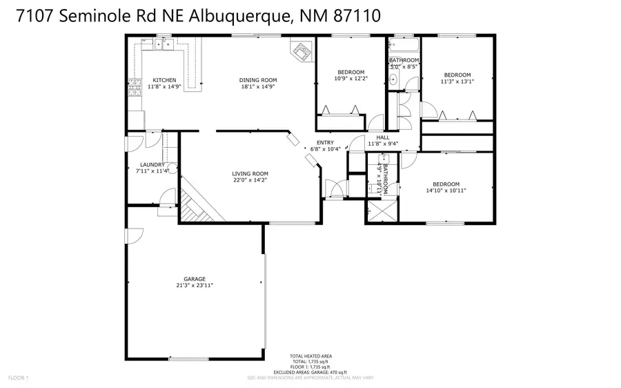 7107 Seminole Road Ne, Albuquerque, NM 87110 - #2