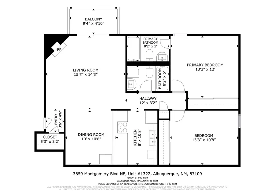 3859 Montgomery Boulevard Ne #APT 1322, Albuquerque, NM 87109 - #2