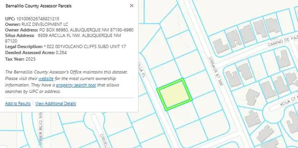 2lot Package 6509/6513 Arcilla Place Nw, Albuquerque, NM 87120