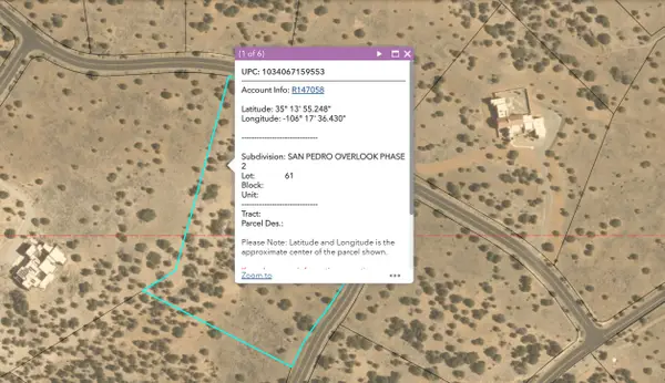 San Pedro Overlook - Lot 61, Sandia Park, NM 87047