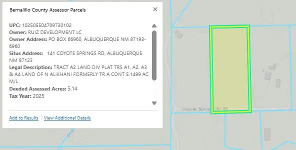 2 Lots Coyote Springs Road Se, Albuquerque, NM 87123 - #2