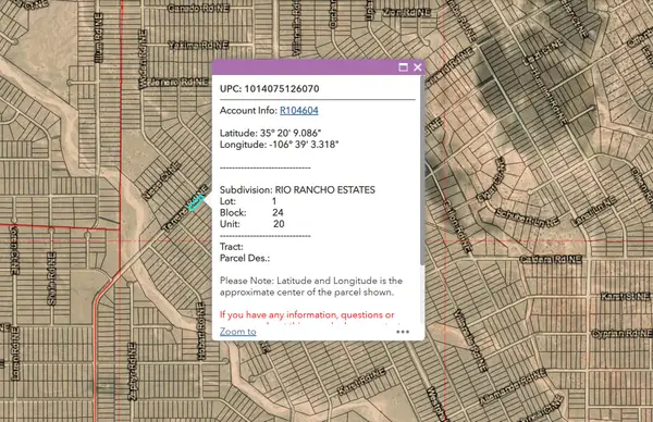 Unit 20 - 3 Lots, Rio Rancho, NM 87144