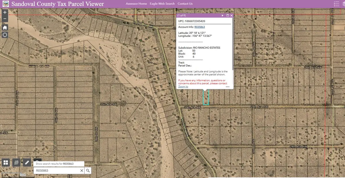 25th (u6 B40 L50) Avenue Nw, Rio Rancho, NM 87144 - #1