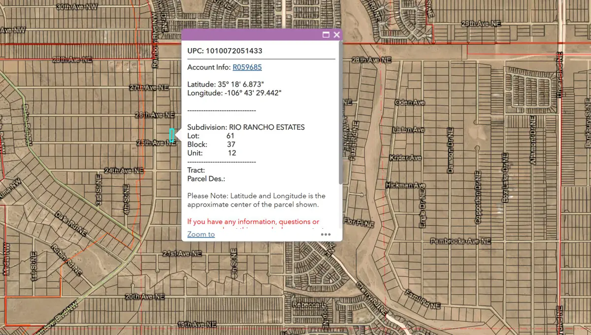 25th Near Rainbow Avenue Ne, Rio Rancho, NM 87144 - #1