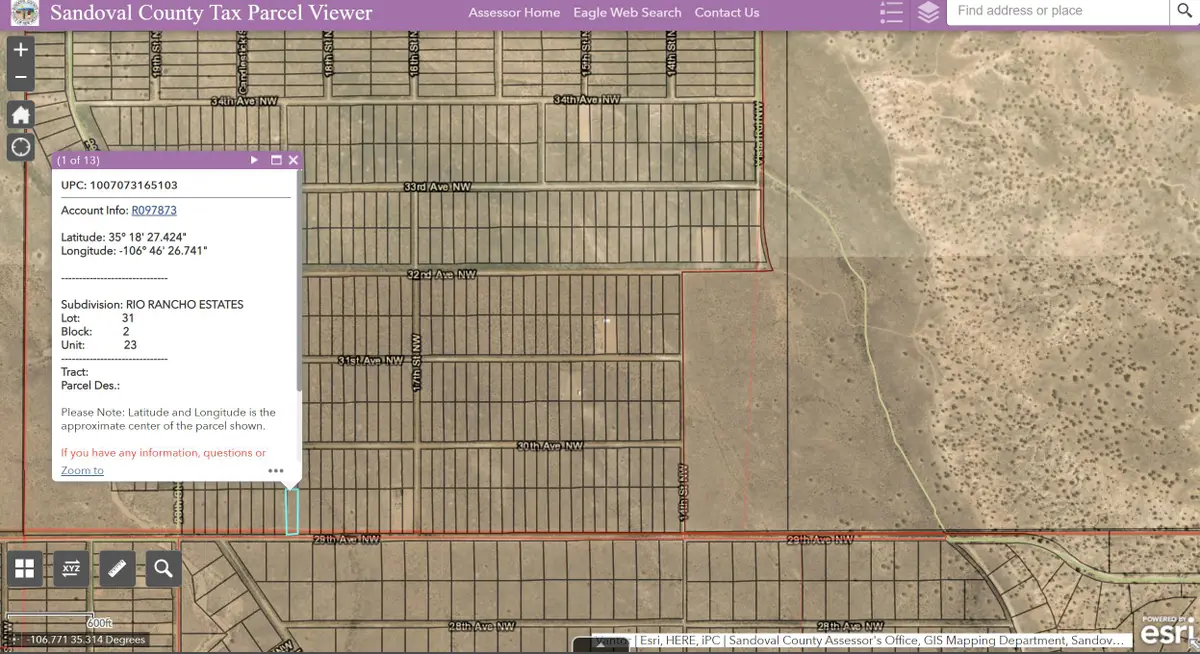 29th (u23 B2 L31) Avenue Nw, Rio Rancho, NM 87144 - #1