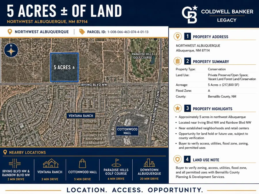 5 Acres Northwest, Albuquerque, NM 87114 - #2
