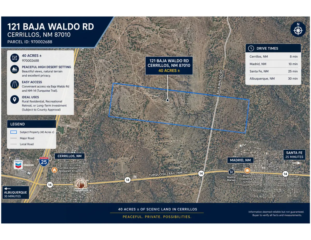 121 Baja Waldo Road, Cerrillos, NM 87010 - #1