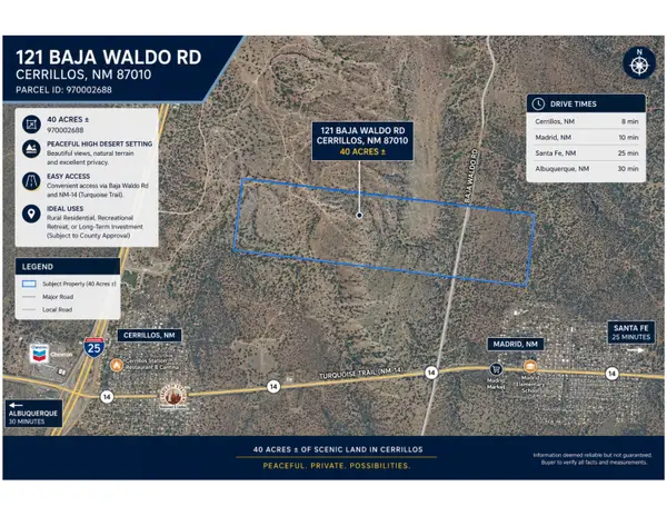 121 Baja Waldo Road, Cerrillos, NM 87010