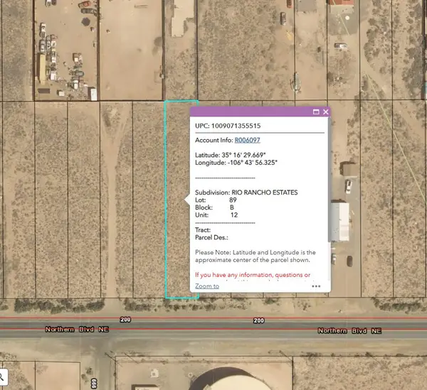 Rr Estates Unt12, Blk B, Lot89, Rio Rancho, NM 87124